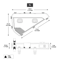 Riverside Bikepacking IPX6 Waterproof Size XS/S Full Frame Roll -Outdoor Camping Store k03990ab9db630da3424d8e578b7c4ee6