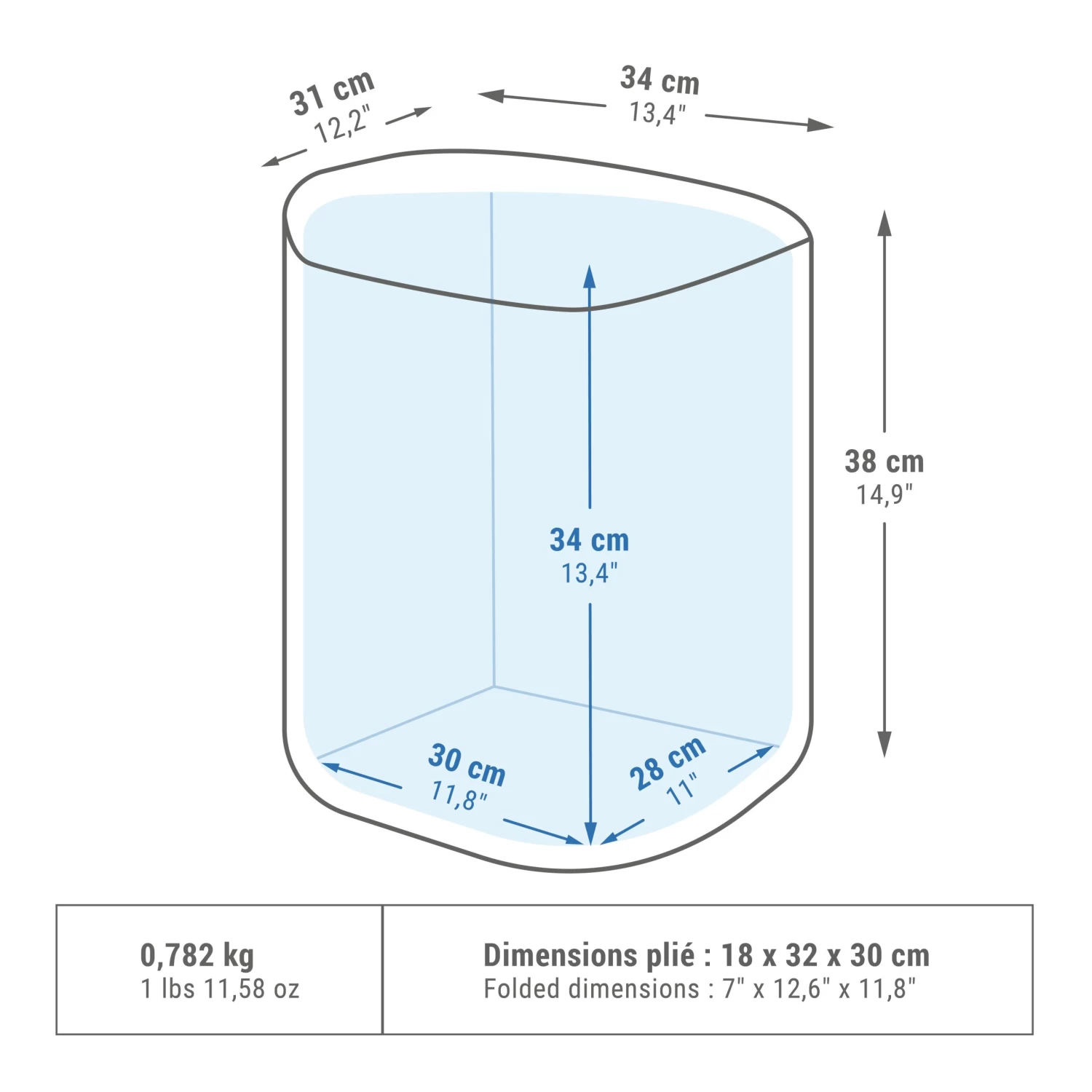 Quechua FLEXIBLE CAMPING COOL BOX - 20L 2 Quechua FLEXIBLE CAMPING COOL BOX - 20L - Image 2