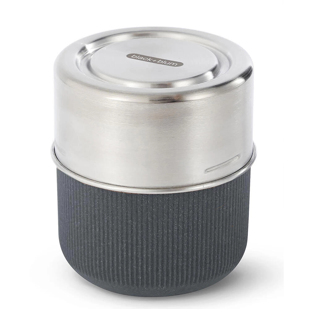 Black+Blum Glass Lunch Bowl 450ml Slate 1 Black+Blum Glass Lunch Bowl 450ml Slate