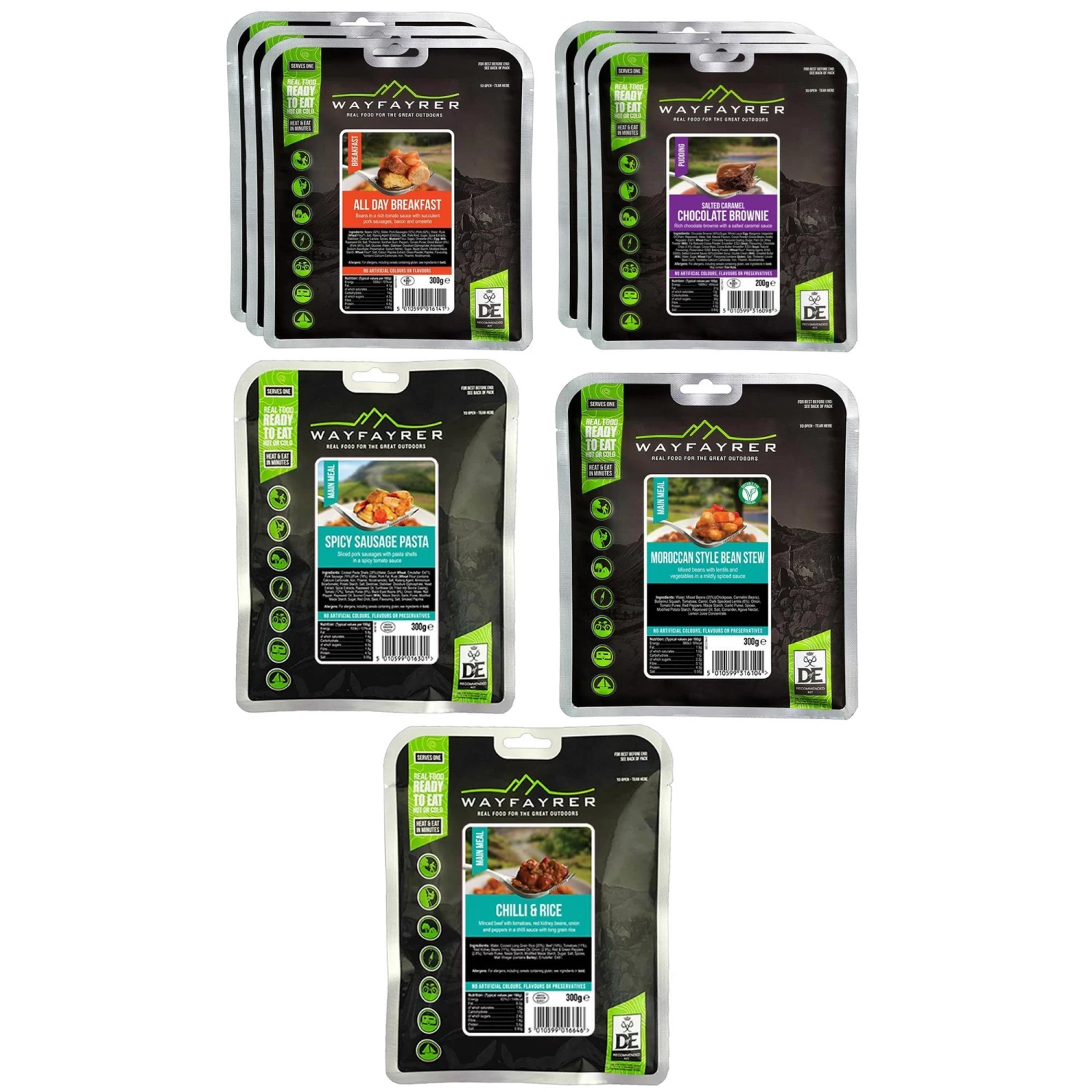 Gold Expedition Pack - 9 Meals With Carry Bag 1 Gold Expedition Pack - 9 Meals With Carry Bag