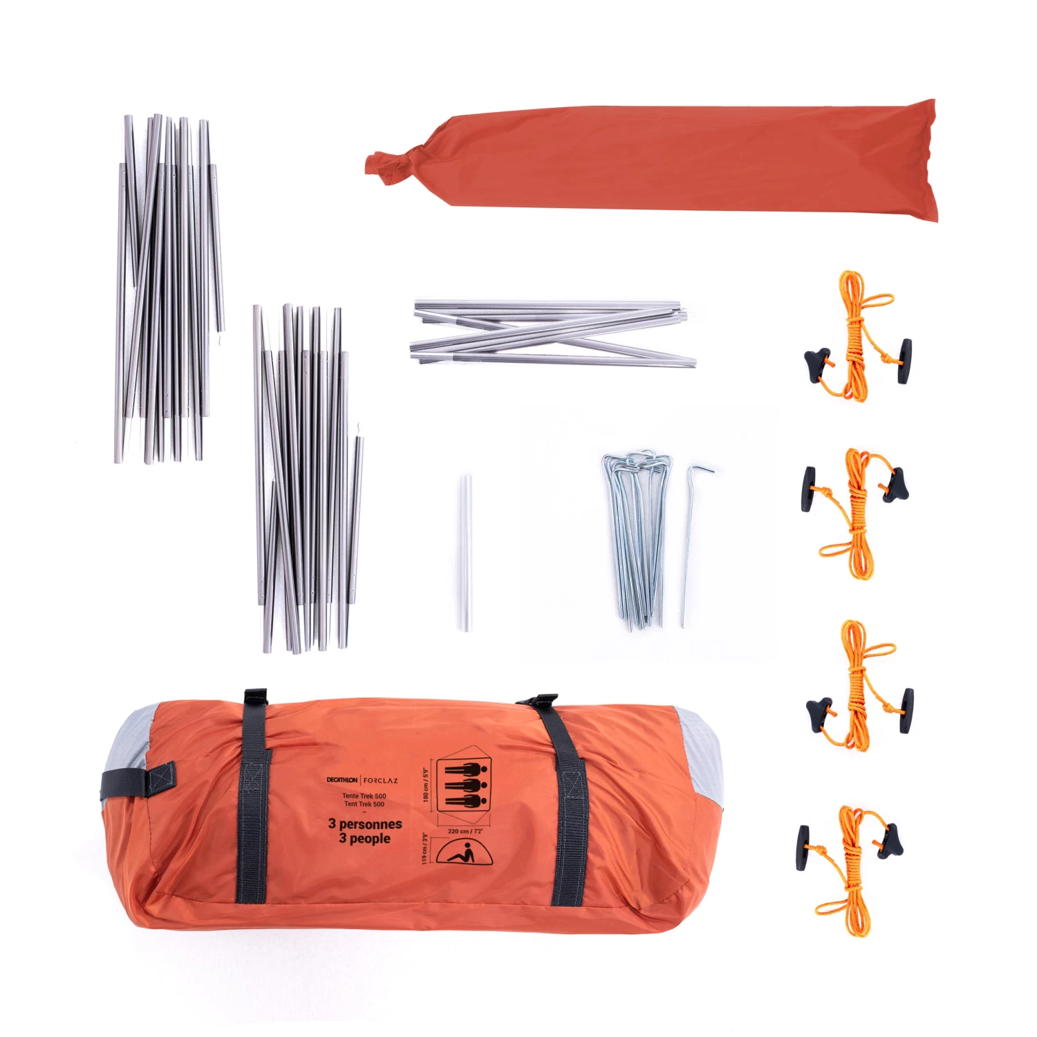 3 Man Dome Trekking Tent - MT500 14 3 Man Dome Trekking Tent - MT500 - Image 14