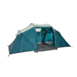 Quechua 4 Man Tent With Poles - Arpenaz 4.2