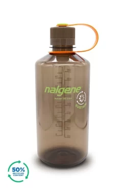 Nalgene 1L Narrow Mouth Sustain Water Bottle - Made From 50% Plastic Waste -Outdoor Camping Store k73ad9a498fd0a28df5bb97f15c6957e4