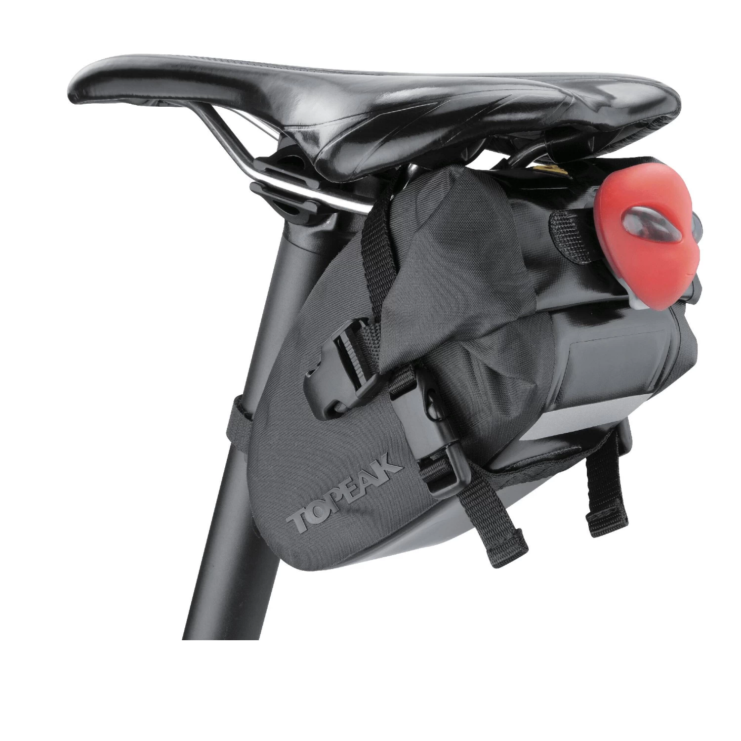 Topeak Wedge Drybag Waterproof Bike Saddle Bag, Strap Fit - 0.6 L 2 Topeak Wedge Drybag Waterproof Bike Saddle Bag, Strap Fit - 0.6 L - Image 2