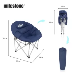 Milestone Navy Blue Deluxe Moon Chair 9 Milestone Navy Blue Deluxe Moon Chair -Outdoor Camping Store k7f55671e6b6bc9ffd6ff0dca6363ef3c