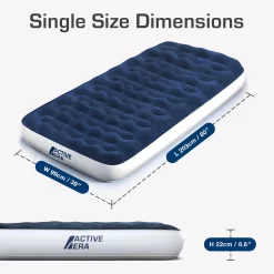 Single Camping Air Bed – Navy/White -Outdoor Camping Store k8d17aa9b995bb950741a64fa6271a0fa