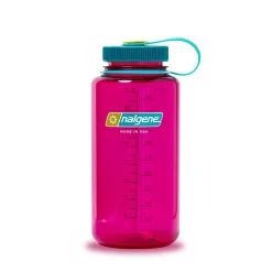 Nalgene 1L Wide Mouth Sustain Water Bottle - Made From 50% Plastic Waste -Outdoor Camping Store k9ef95eb90d7523abd7d11e25cb8d2c90