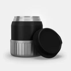 Quechua Stainless Steel Isothermal Food Box For Hiking MH500 0.8 L With Bowl Black -Outdoor Camping Store ka2e12d4fd47de5b6c38e2f06a732e432