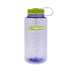 Nalgene 1L Wide Mouth Sustain Water Bottle - Made From 50% Plastic Waste -Outdoor Camping Store kc6fd7aa7d3baaaec886c1581a1fe33ab