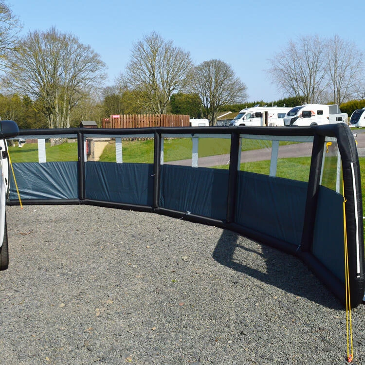 Maypole 5 Panel Single Point Inflation Windbreak 1 Maypole 5 Panel Single Point Inflation Windbreak