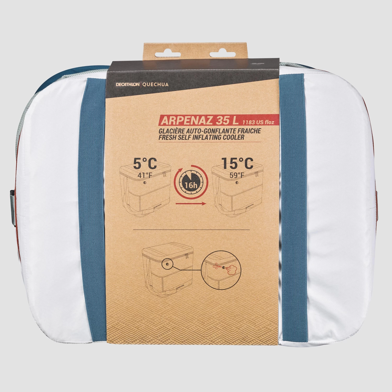 Quechua Camping Flexible Cooler - 35 L 5 Quechua Camping Flexible Cooler - 35 L - Image 5