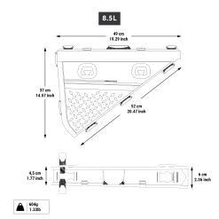 Riverside Bikepacking IPX6 Waterproof Size M/L/XL Full Frame Roll 10 Riverside Bikepacking IPX6 Waterproof Size M/L/XL Full Frame Roll -Outdoor Camping Store ke914a7b6e954edc82dce660b9ebe581d